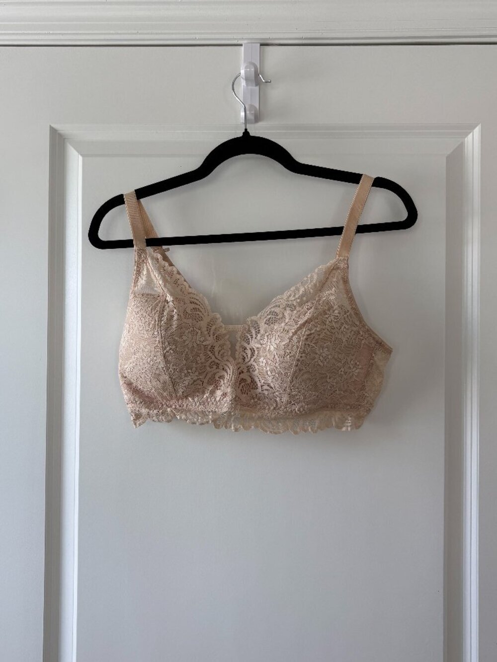 Bali Lace Desire All Over Lace Convertible Wire Free Bra Size Medium